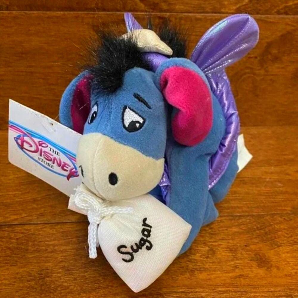 DISNEY STORE Vintage Sugar Plum Fairy Eeyore Plush Winnie the Pooh Nutcracker